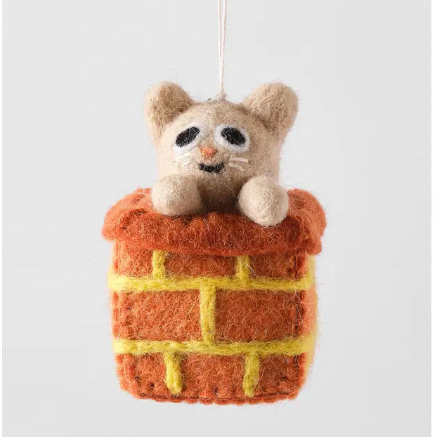 Wrap Magazine hanging felt Ornaments - various styles-Top 30 Christmas-Little Fish Co.