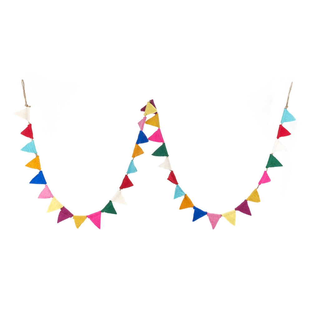 Handmade Felt Mini Festival Bunting-Little Fish Co.