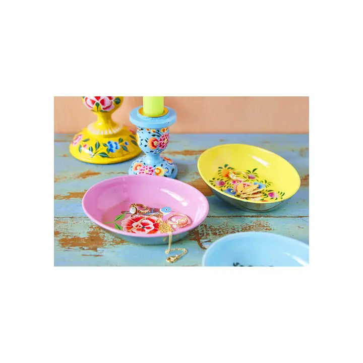 Hand painted trinket dish - colors selected at random-Little Fish Co.