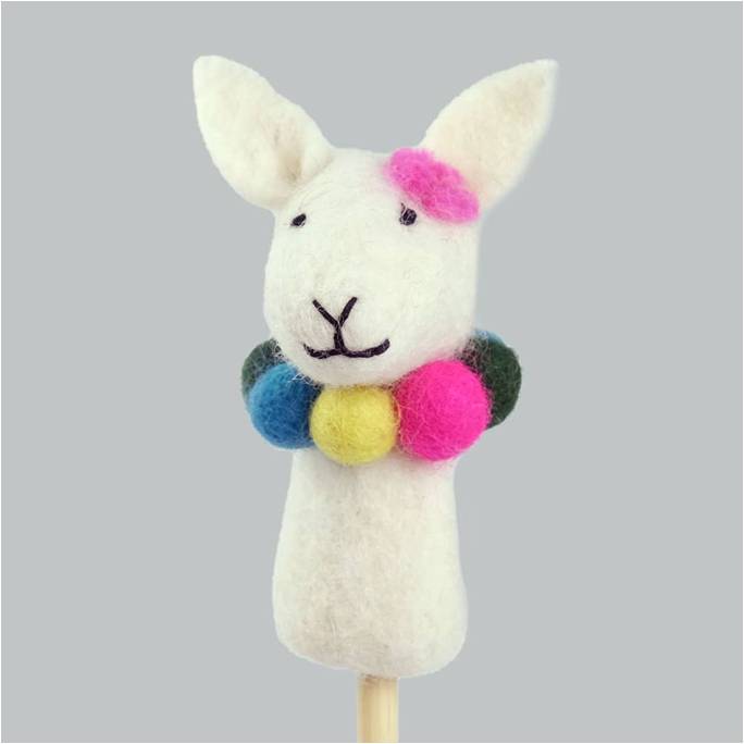 Llama Finger Puppet-Little Fish Co.