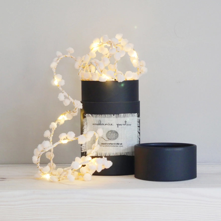 Pom Pom Fairy lights strings-Little Fish Co.