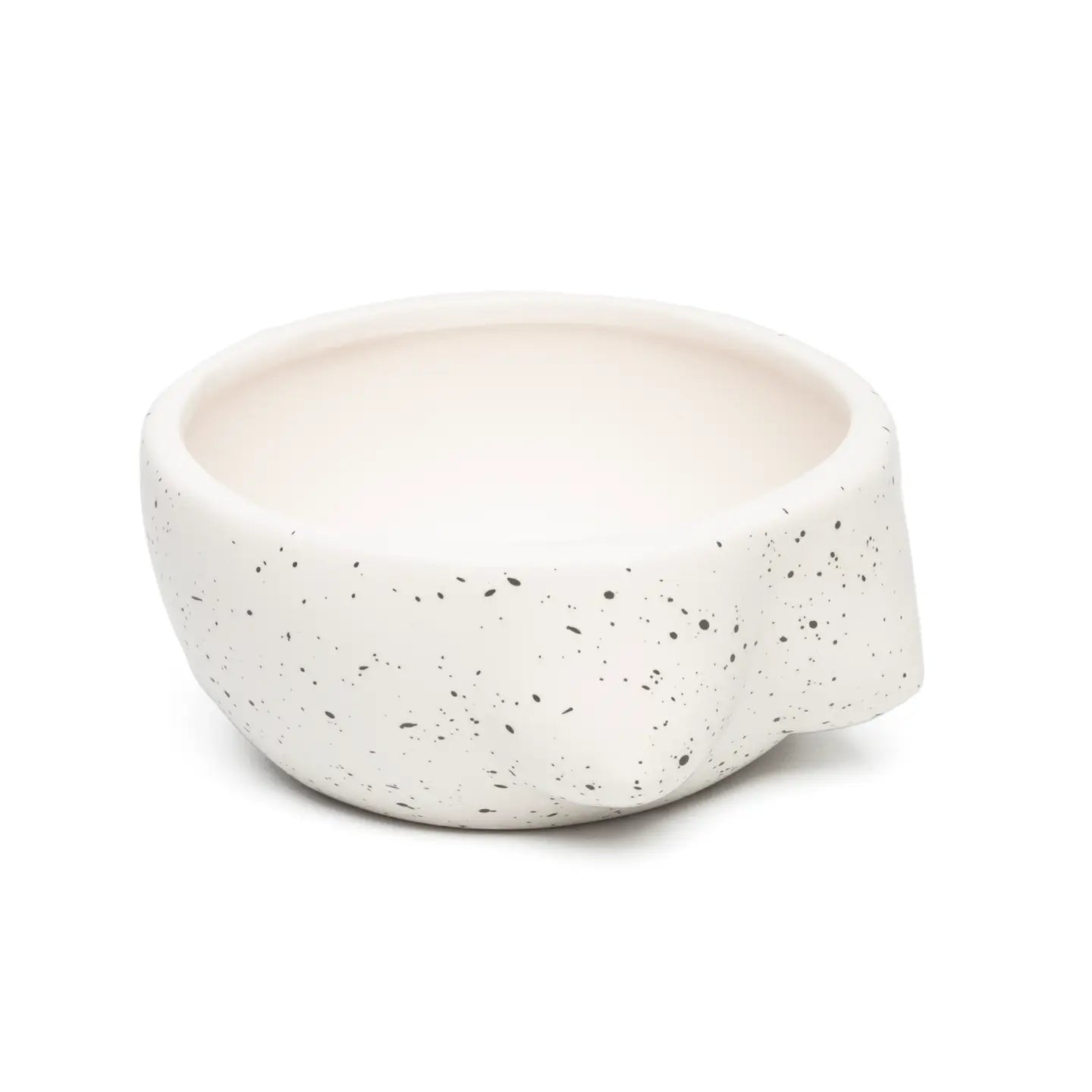 Tits white bowl hand painted