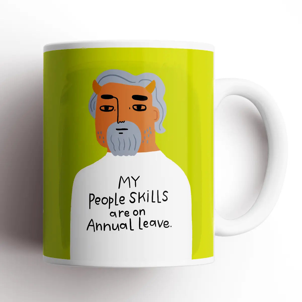 My people skills are on annual leave mug