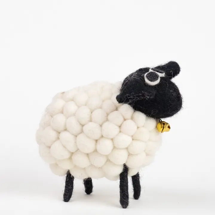 Felt White Sheep-Little Fish Co.