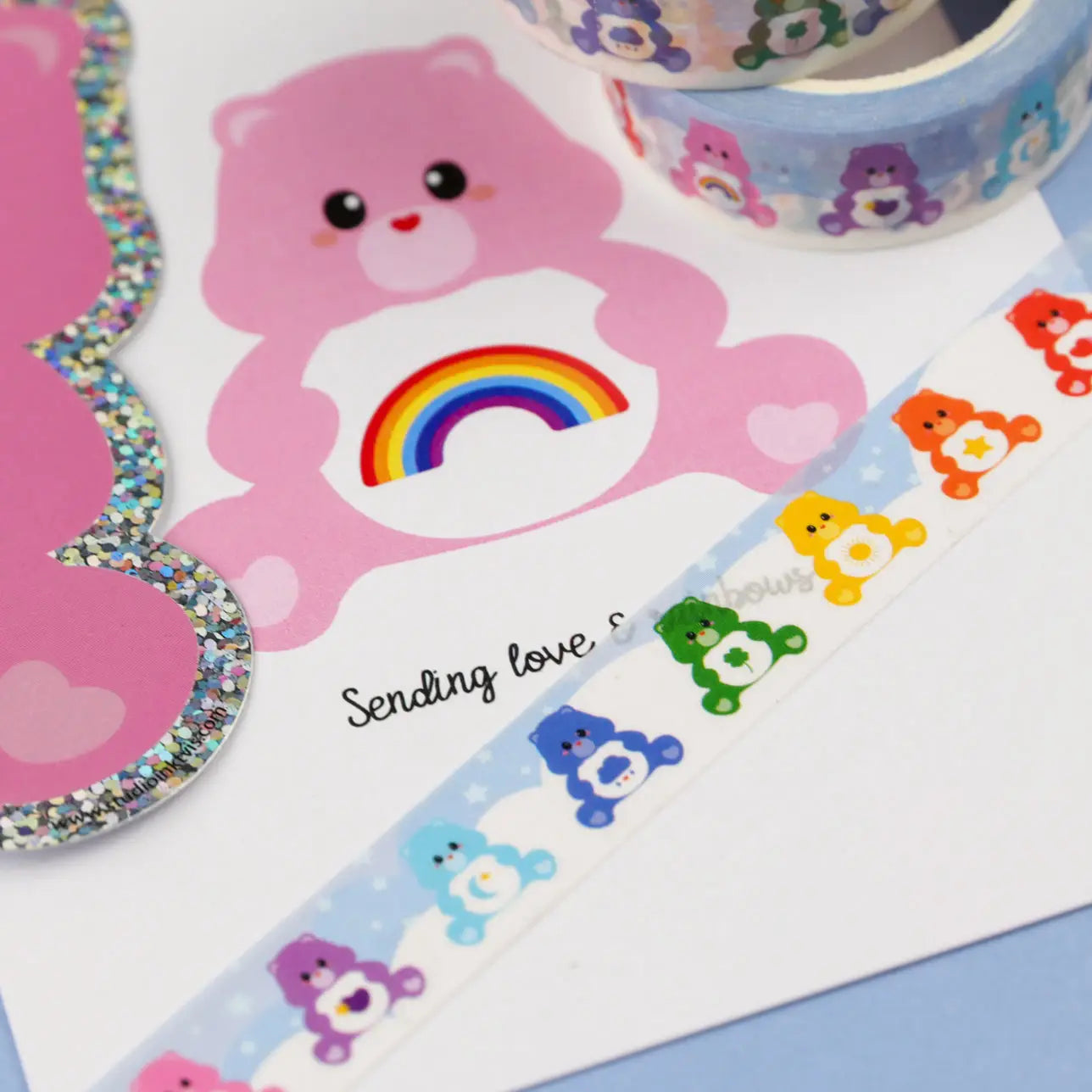 Washi tape - Care Bears-New Arrivals 2025-Little Fish Co.