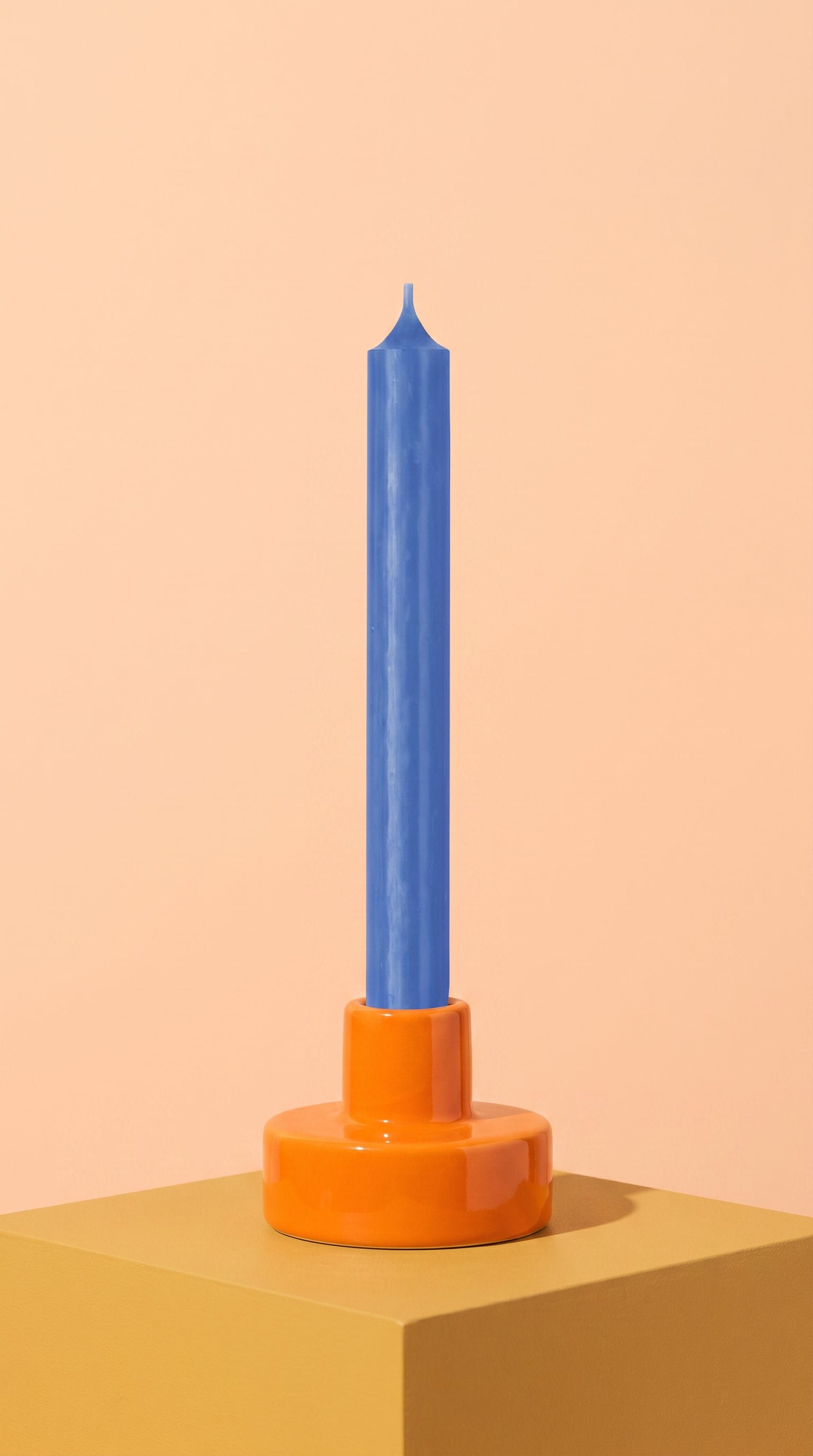 Cylinder Candle 8cm 8 hrs - colours assorted