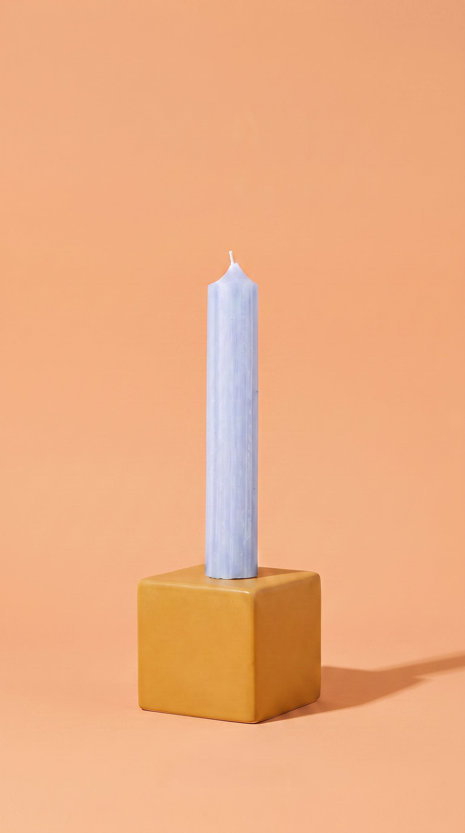 Cylinder Candle 8cm 8 hrs - colours assorted