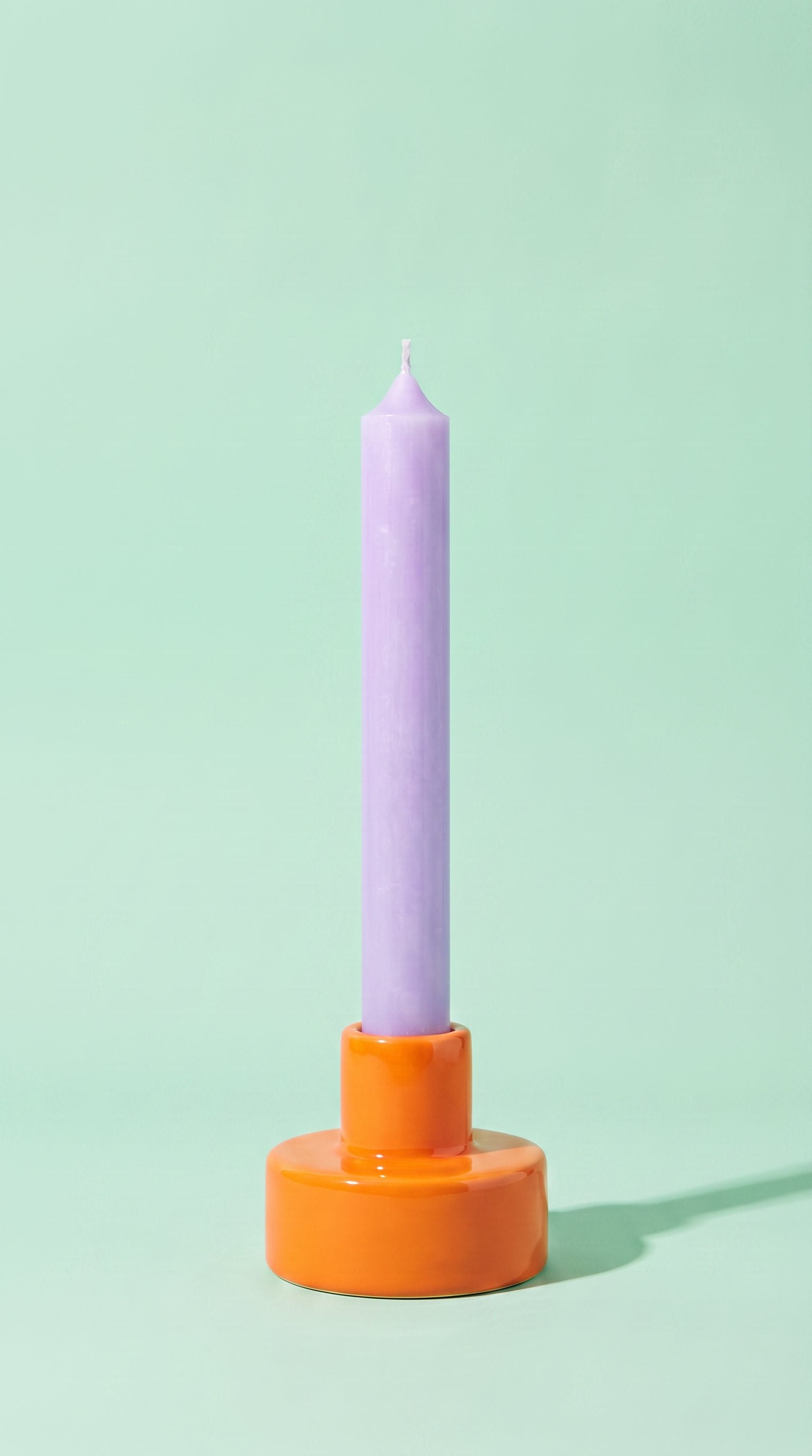 Cylinder Candle 8cm 8 hrs - colours assorted