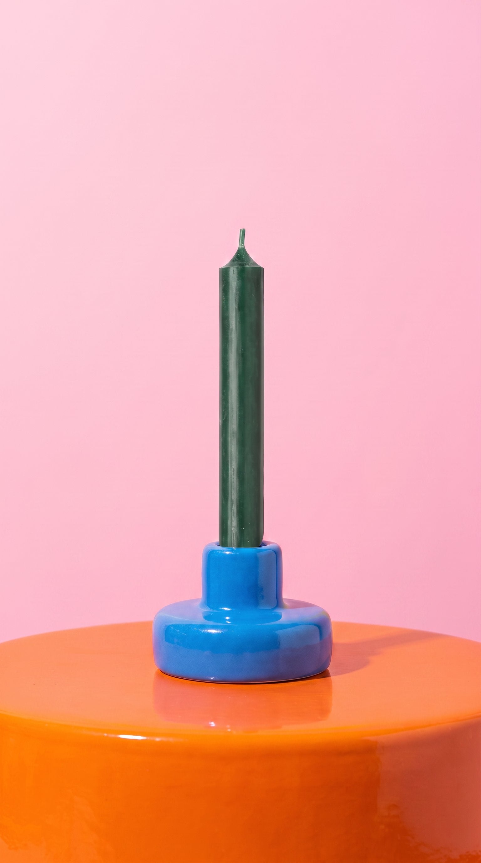 Cylinder Candle 8cm 8 hrs - colours assorted
