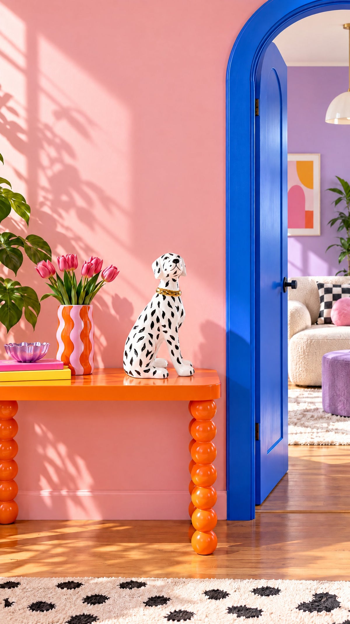 Dalmation Statue Ceramic