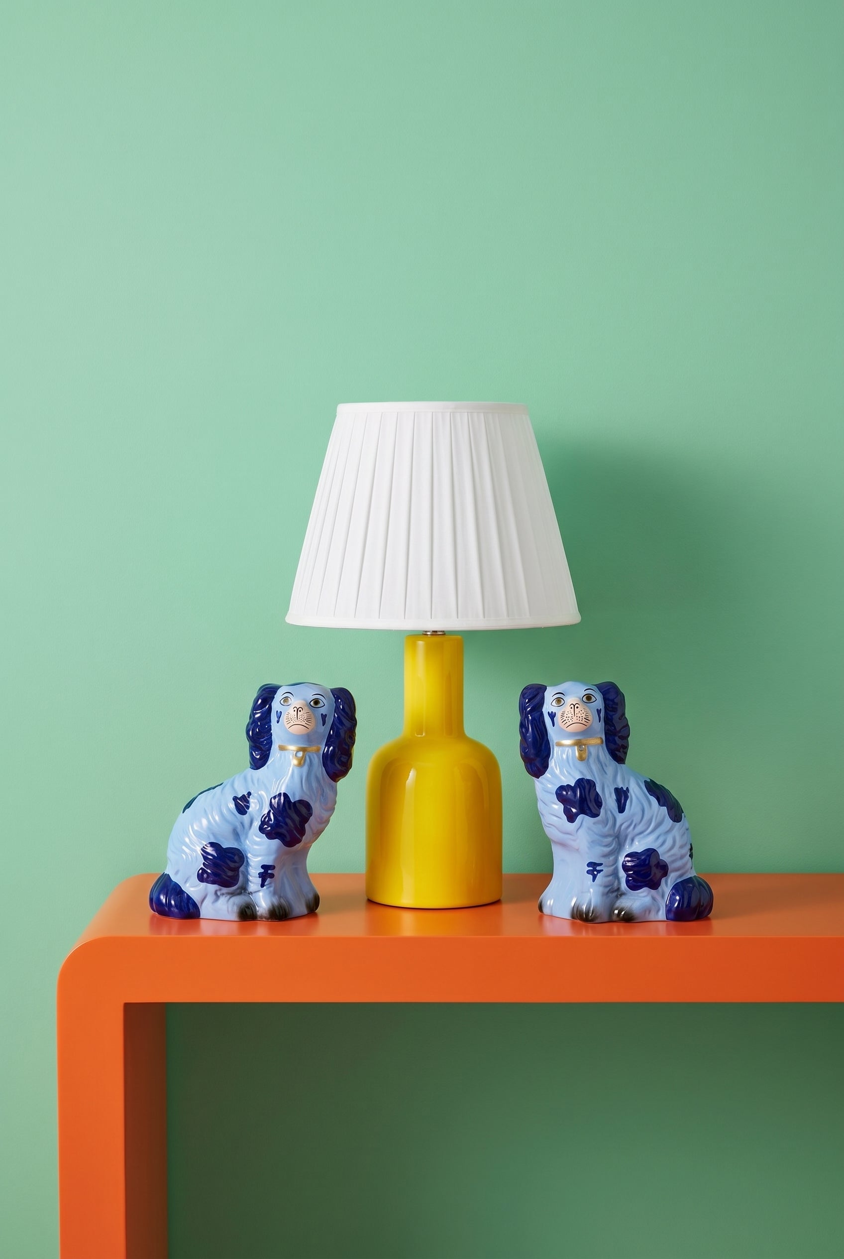 STAFFORDSHIRE SPANIEL - Blue