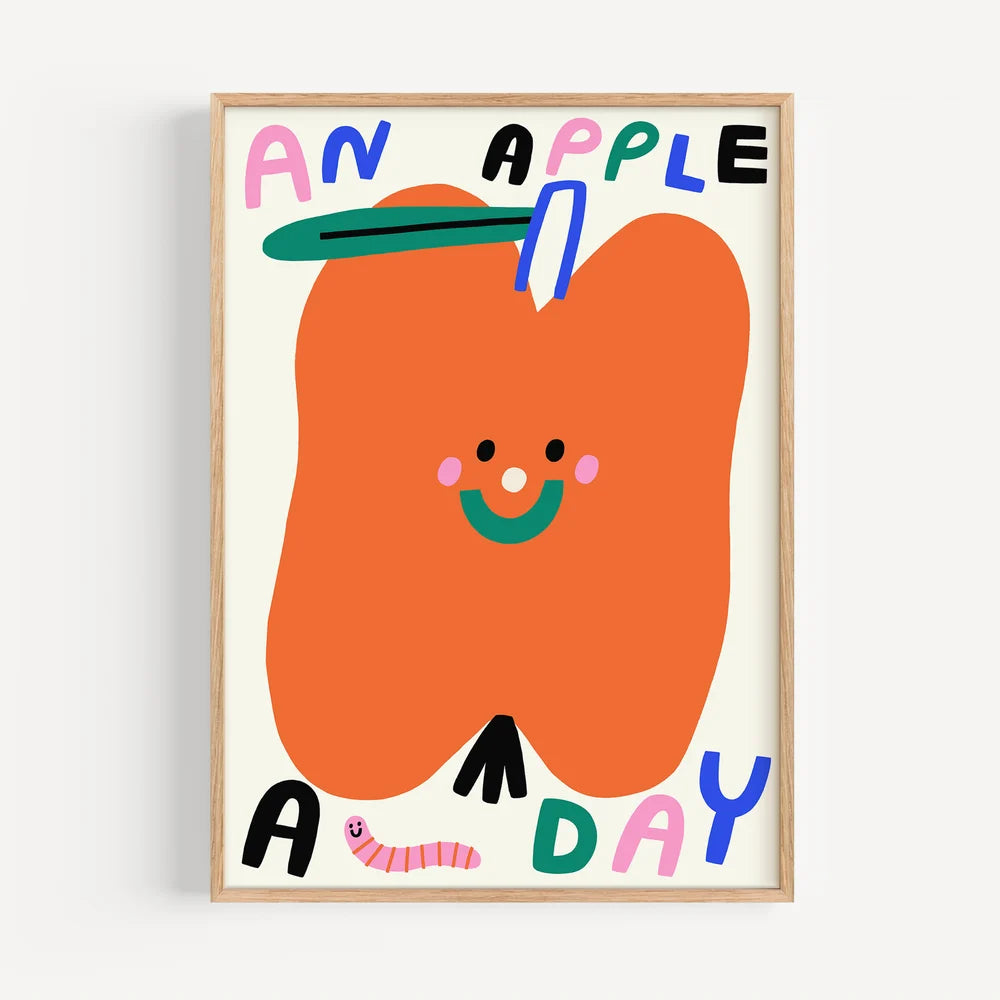 An apple a day-Top 30 Art-Little Fish Co.