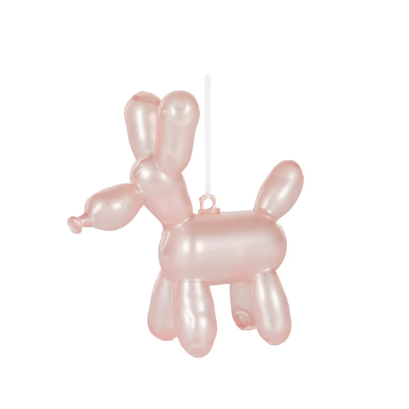 Pearl Pink Dog Balloon animal decoration-Little Fish Co.