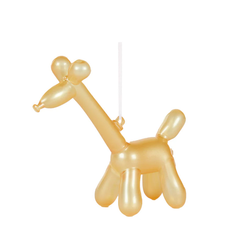 Gold Giraffe Balloon animal decoration-Little Fish Co.