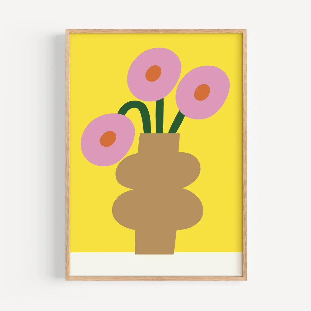 Boob Flowers Art Print-Top 30 Art-Little Fish Co.