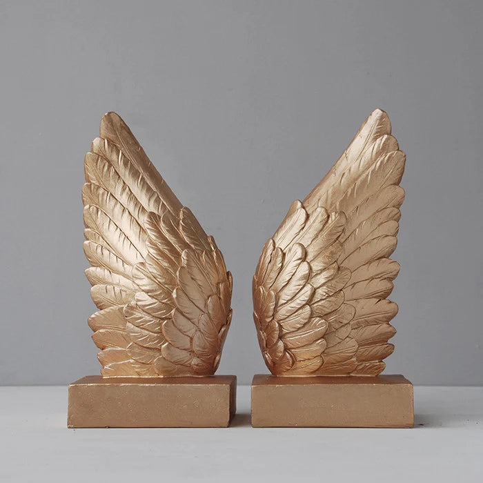 Wing Bookends - Gold-Little Fish Co.