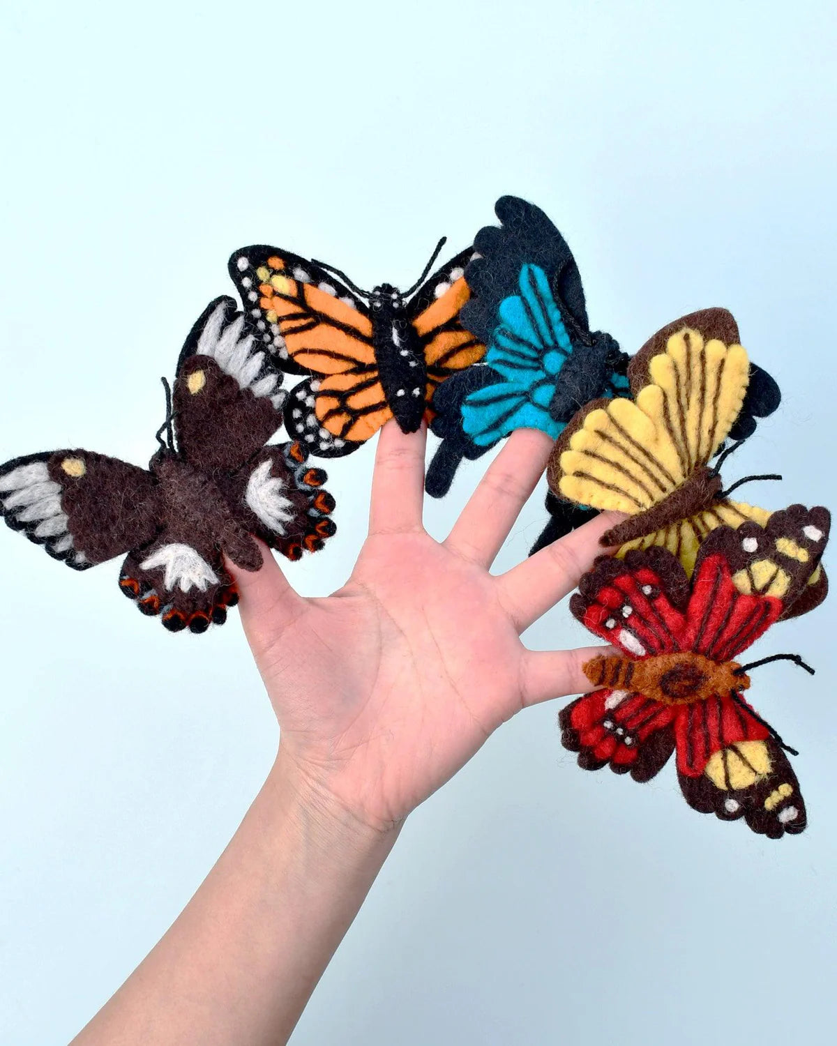 Felt Butterflies Finger Puppet Set-Little Fish Co.