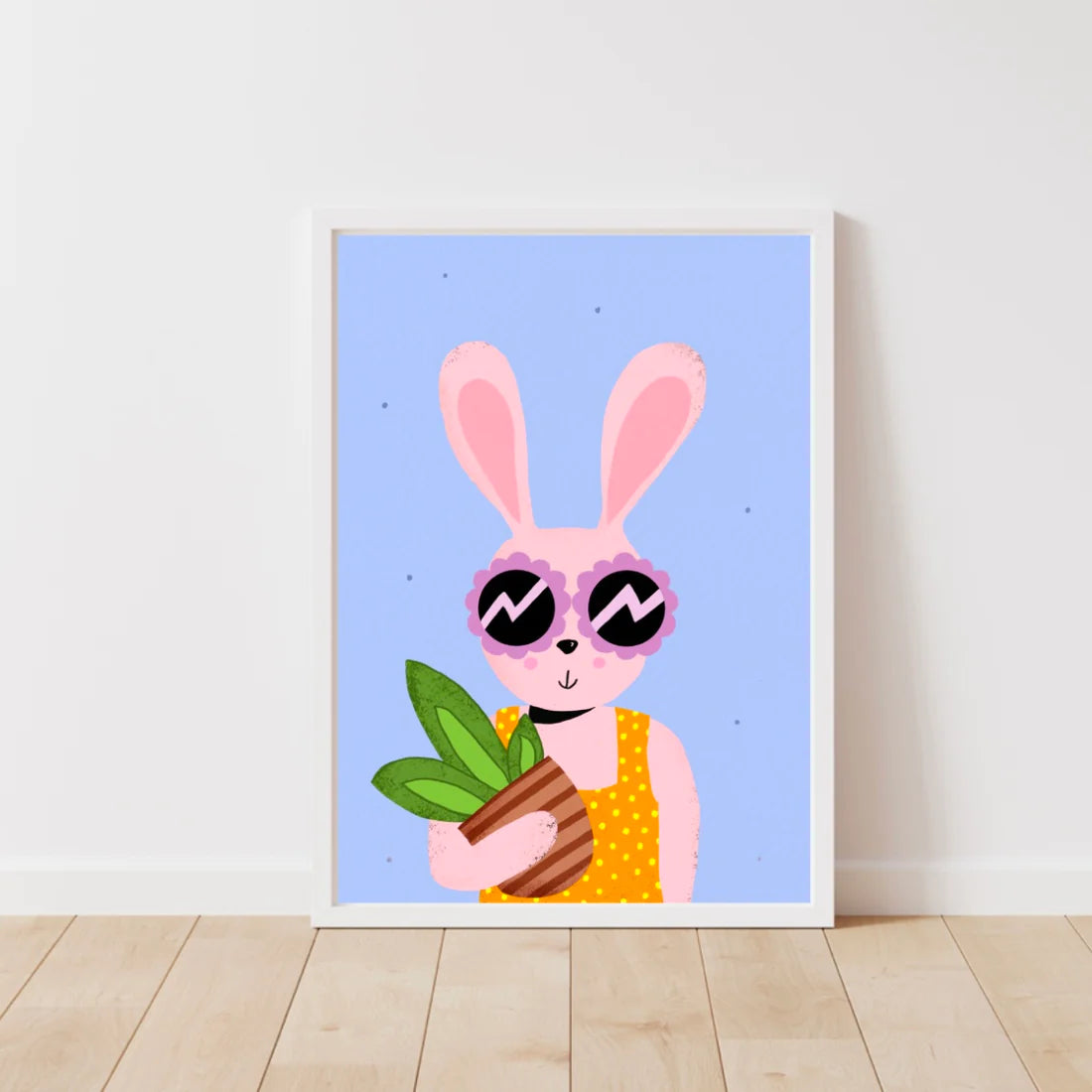 Plant Bunny print-Little Fish Co.