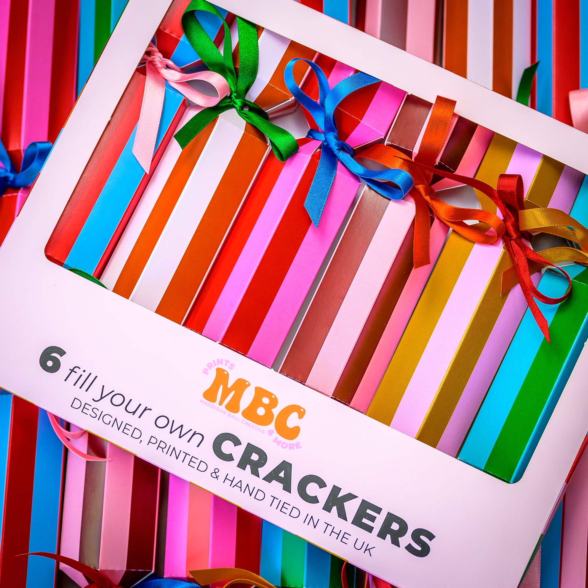 Fill your own Christmas cracker Multi colour-Top 30 Christmas-Little Fish Co.