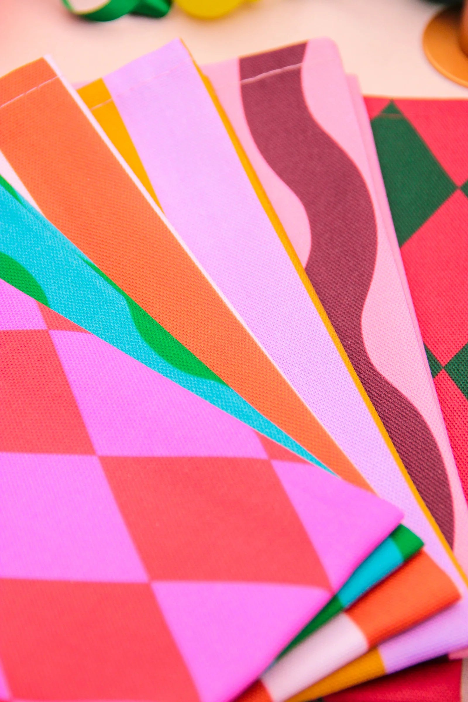 Set of 6 Multi-Pack Placemat/Napkins