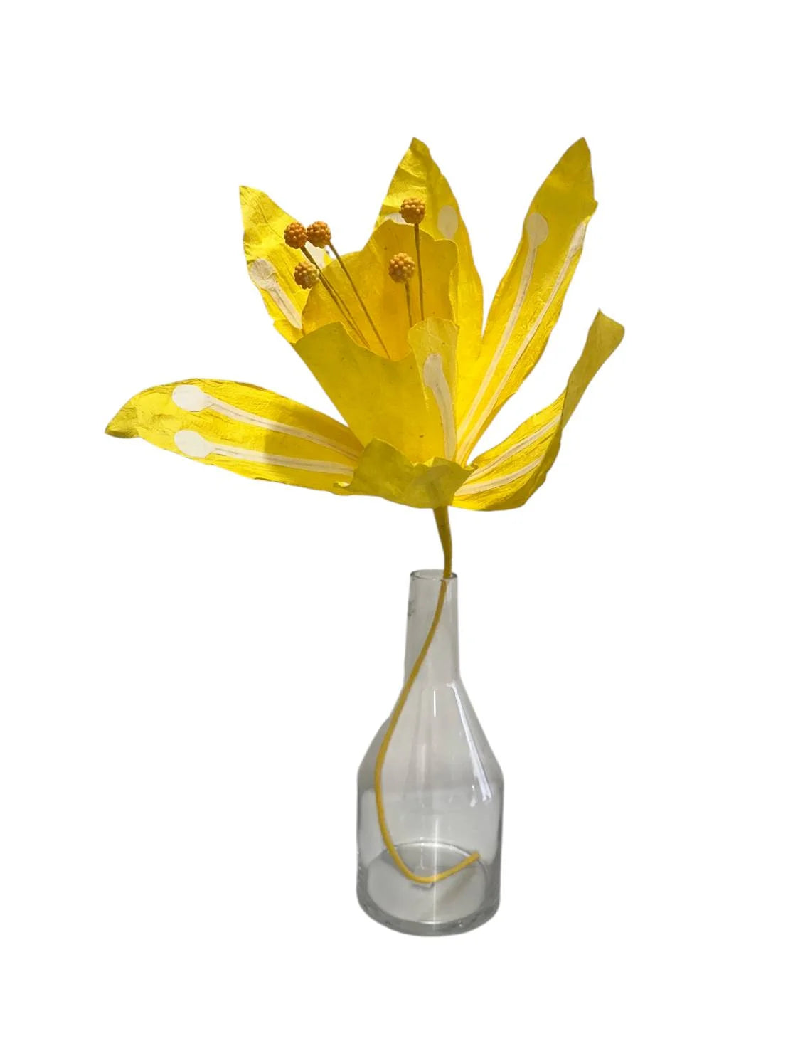 Handmade Paper Daffodil - Yellow