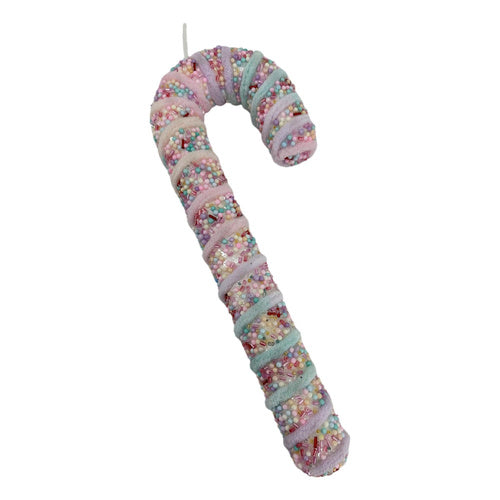 Pink Sprinkle Candy Cane ornament 34cm-Top 30 Christmas-Little Fish Co.