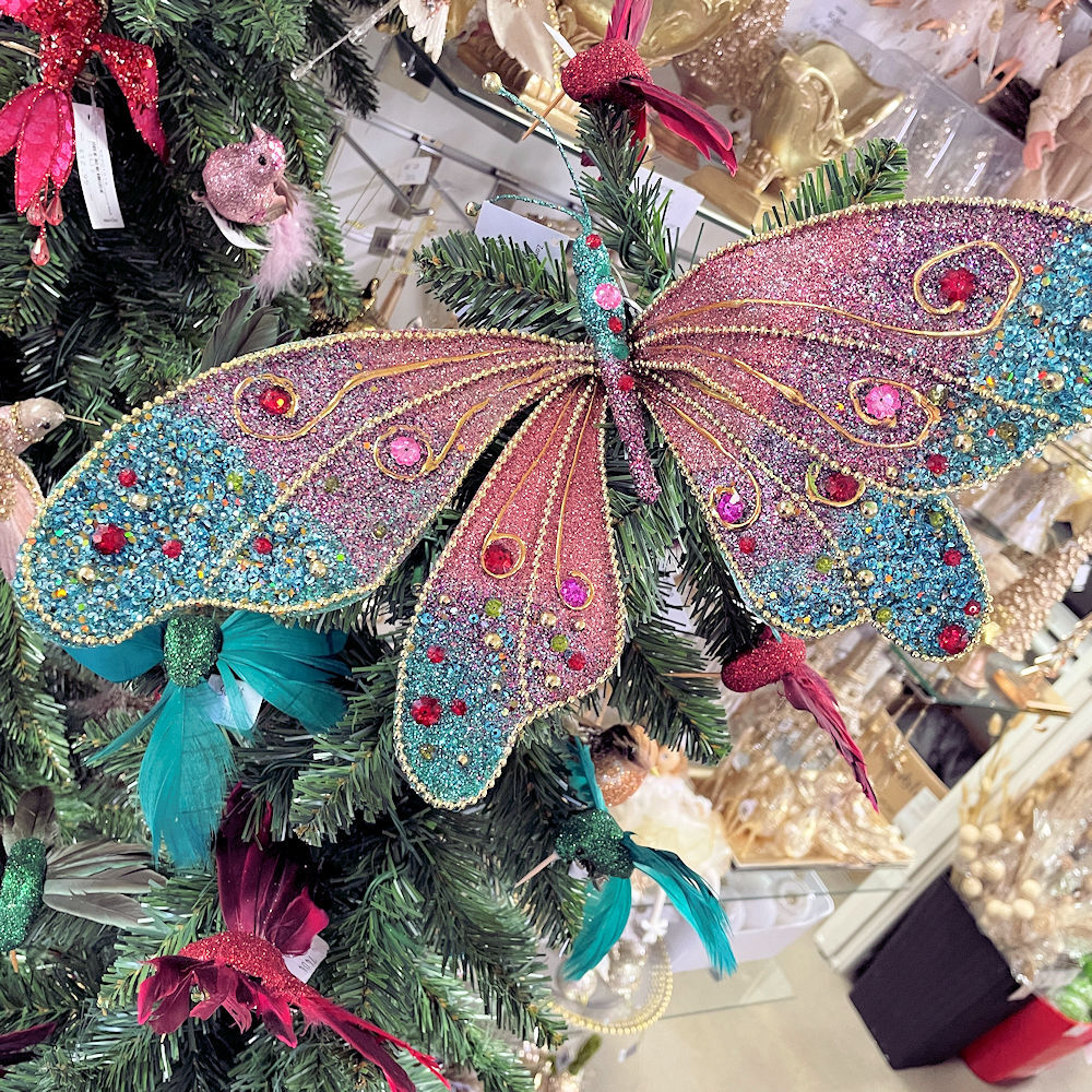 Zara Jewel Butterfly clip - Blue-Top 30 Christmas-Little Fish Co.