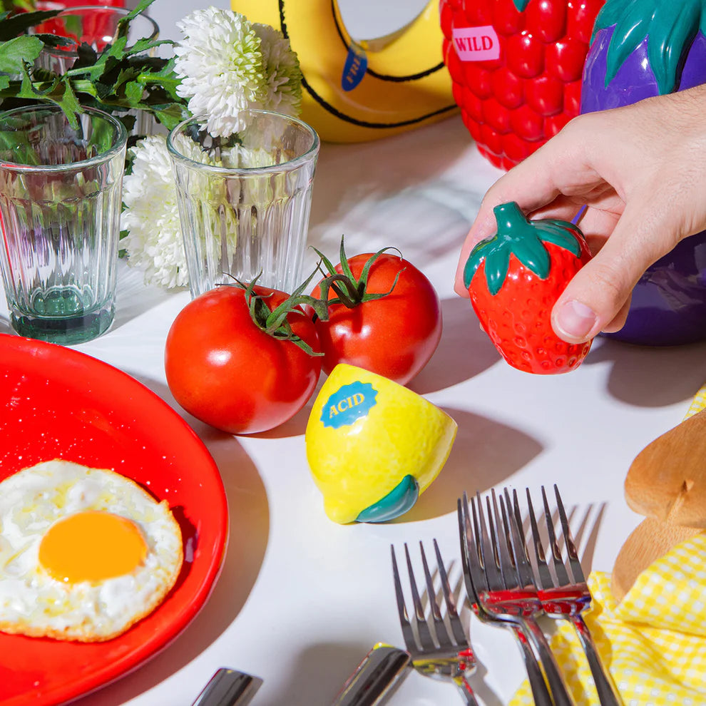 Strawberry and Lemon salt and pepper shakers-Top 30 Decor-Little Fish Co.