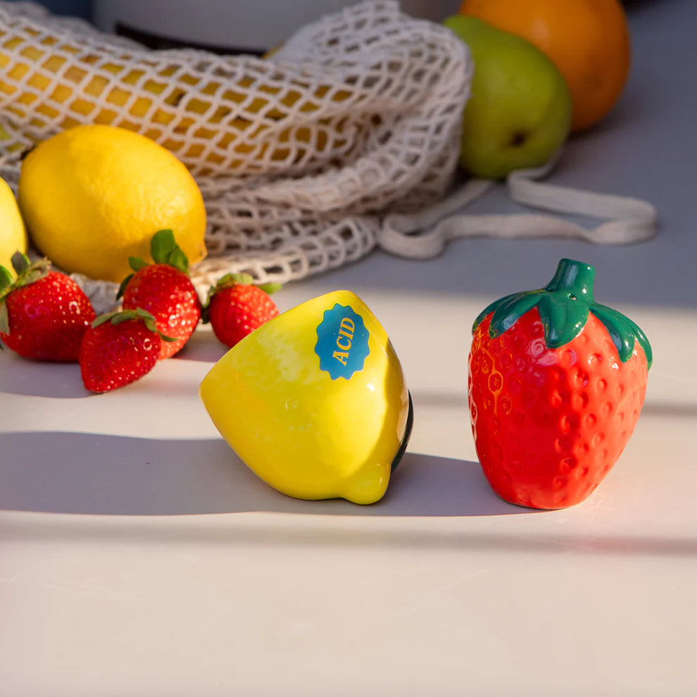 Strawberry and Lemon salt and pepper shakers-Top 30 Decor-Little Fish Co.