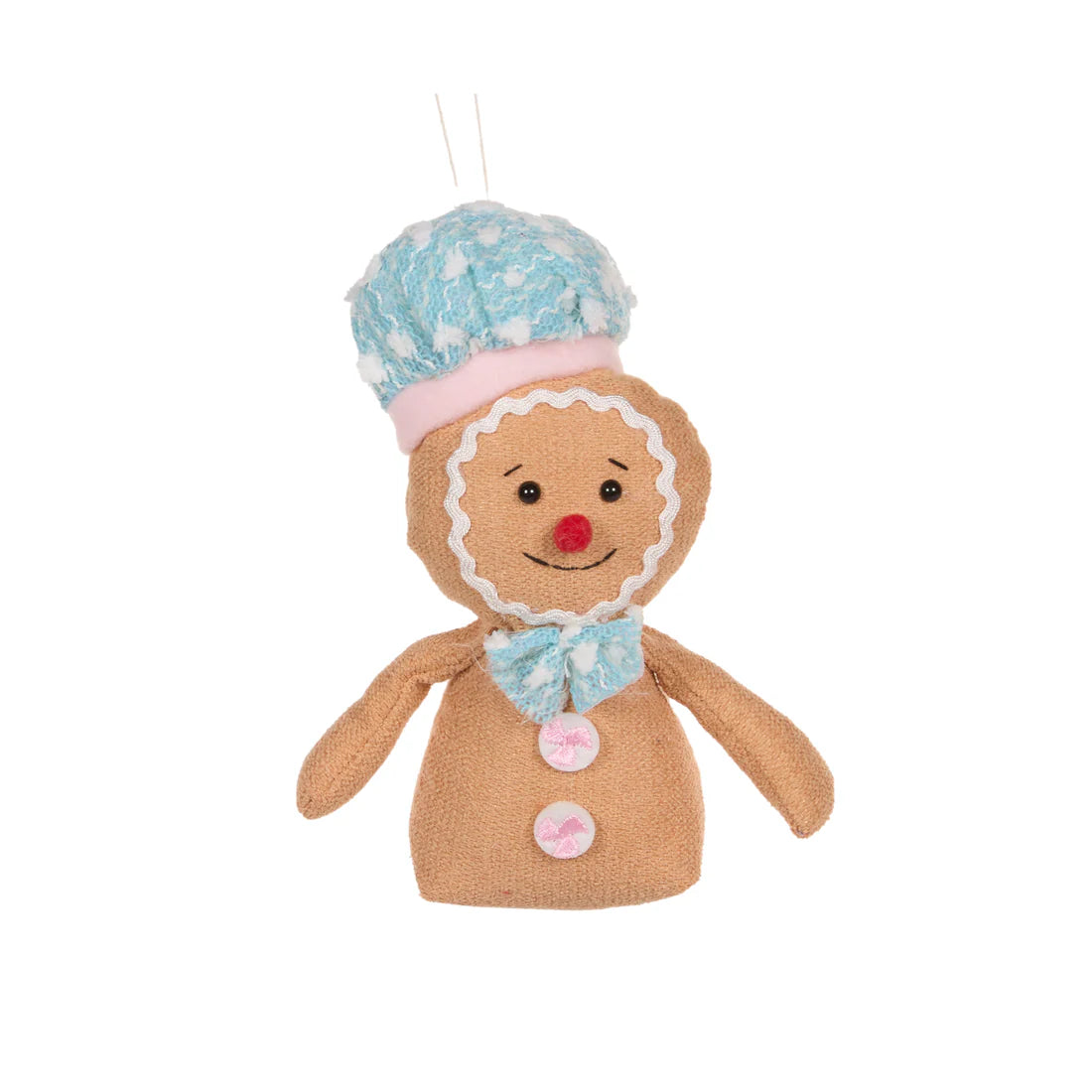 Gingerbread hanging ornament blue-Boxing day 2024-Little Fish Co.