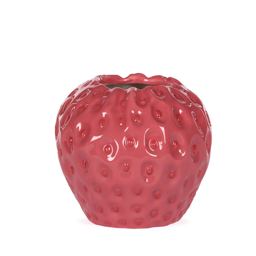 Pink Strawberry Vase-Top 30 Decor-Little Fish Co.