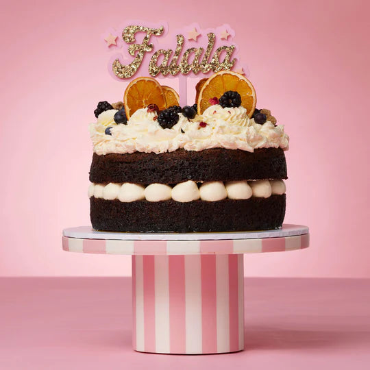 Falala Cake topper Pastel Pink / Gold-Fun-Little Fish Co.