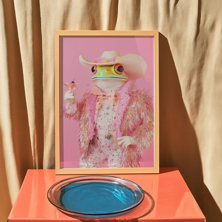 Fancy Frog Print-Top 30 Art-Little Fish Co.