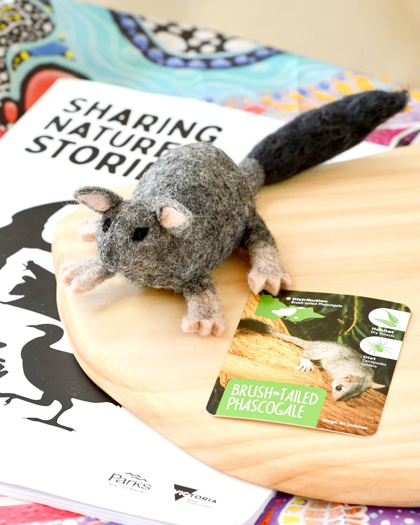 Brush-Tailed Phascogale Felt Toy - Parks Victoria Nature Mascots-Fun-Little Fish Co.