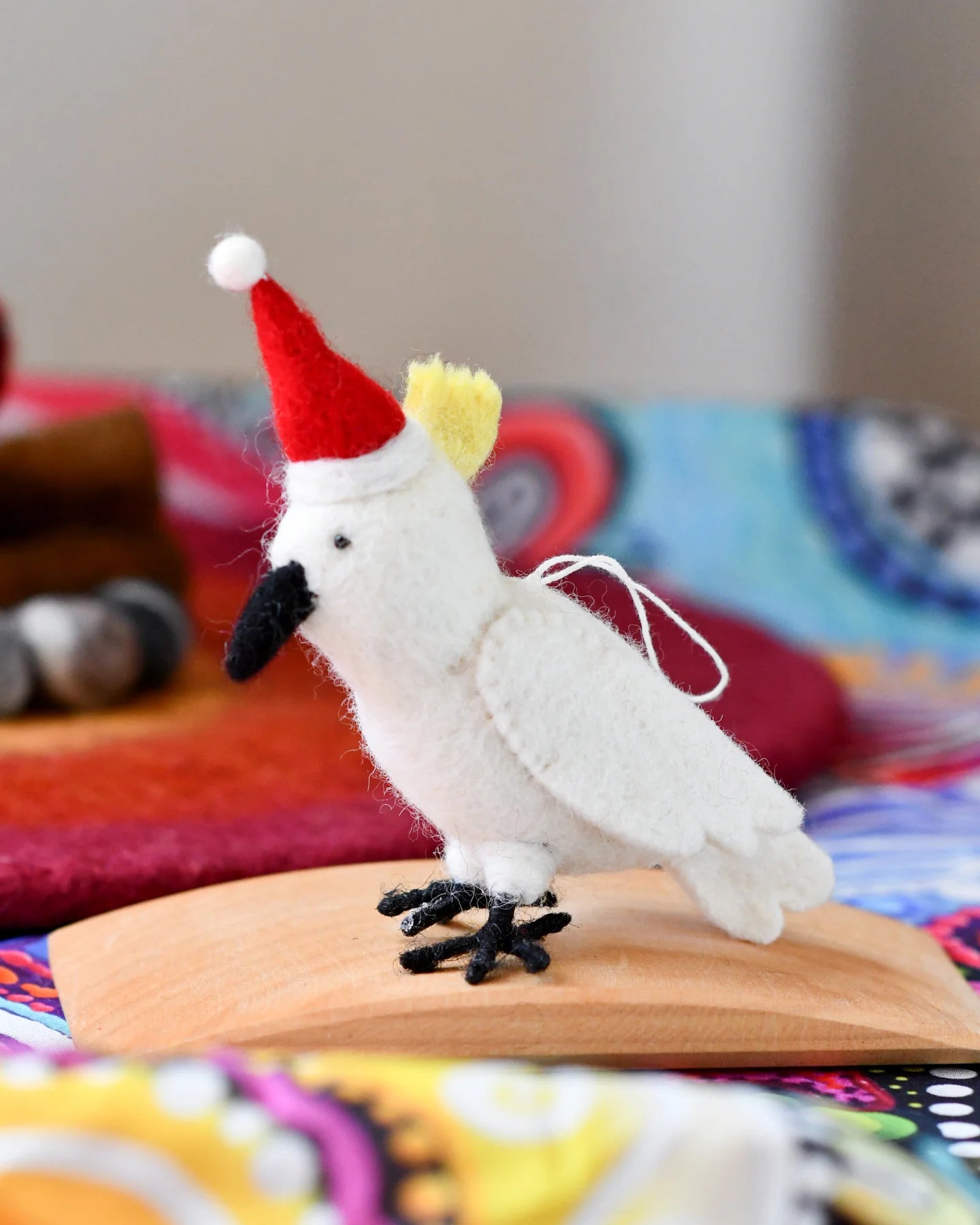 Felt Cockatoo Decoration-Fun-Little Fish Co.