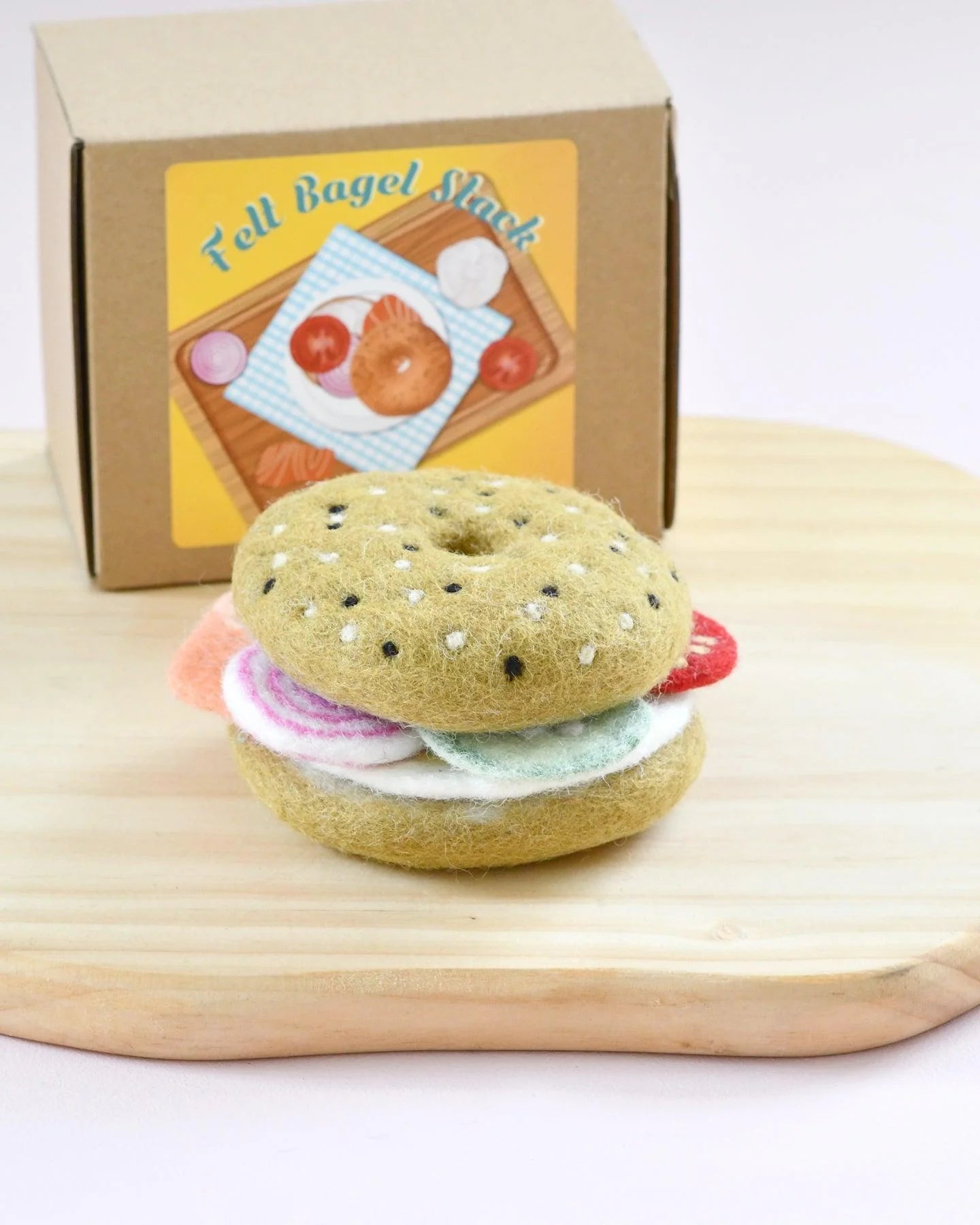 Felt Bagel stack-Fun-Little Fish Co.