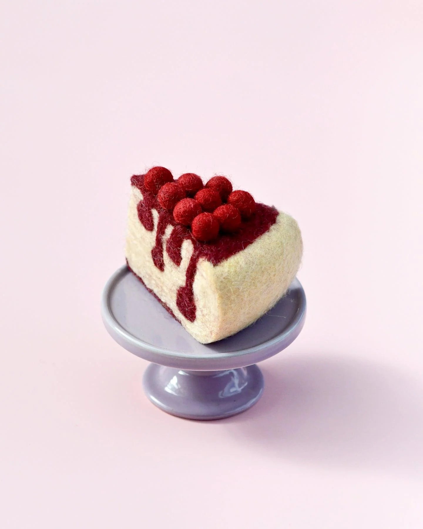 Felt Bosenberry Cheesecake slice-Fun-Little Fish Co.