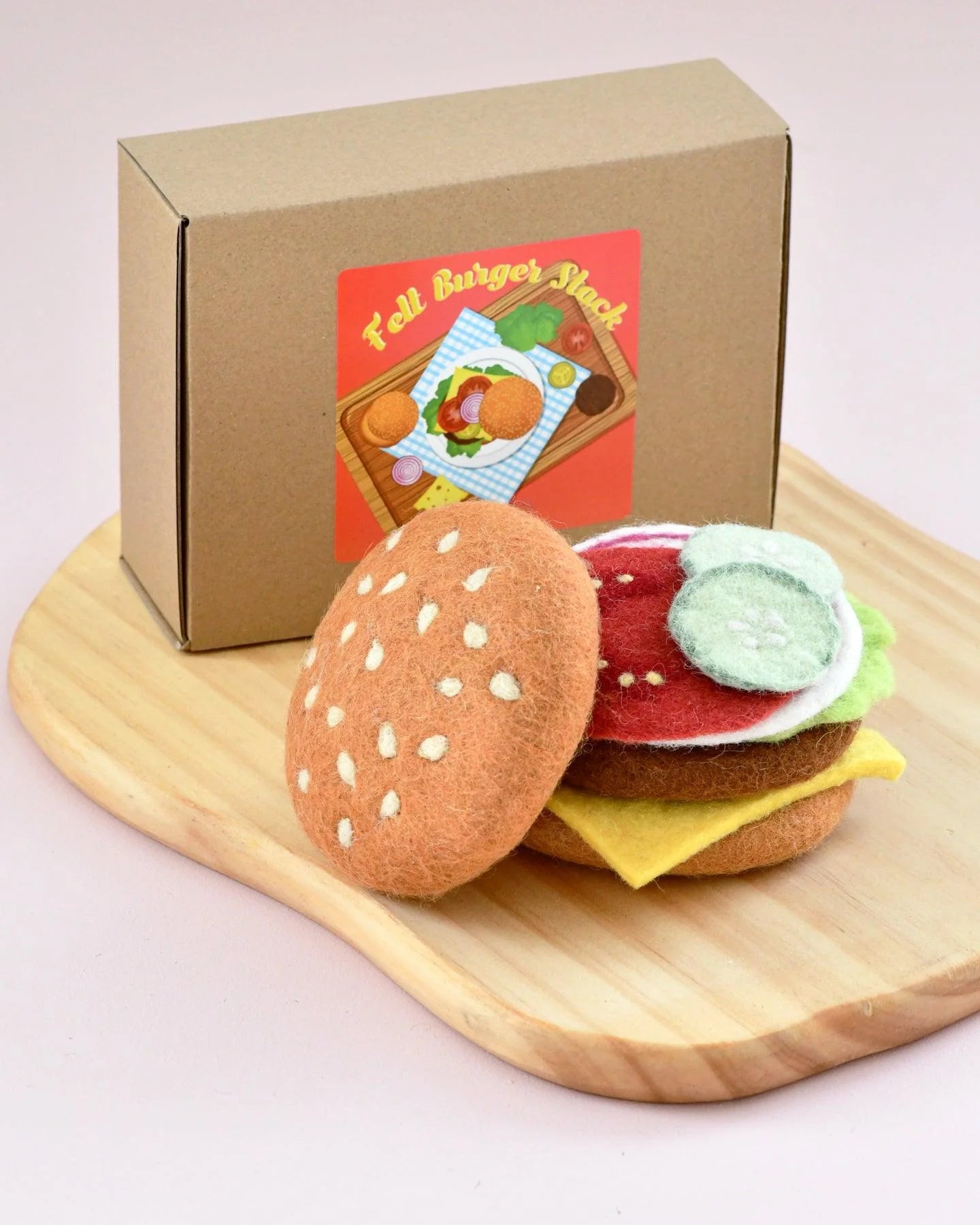 Felt Burger stack-Fun-Little Fish Co.