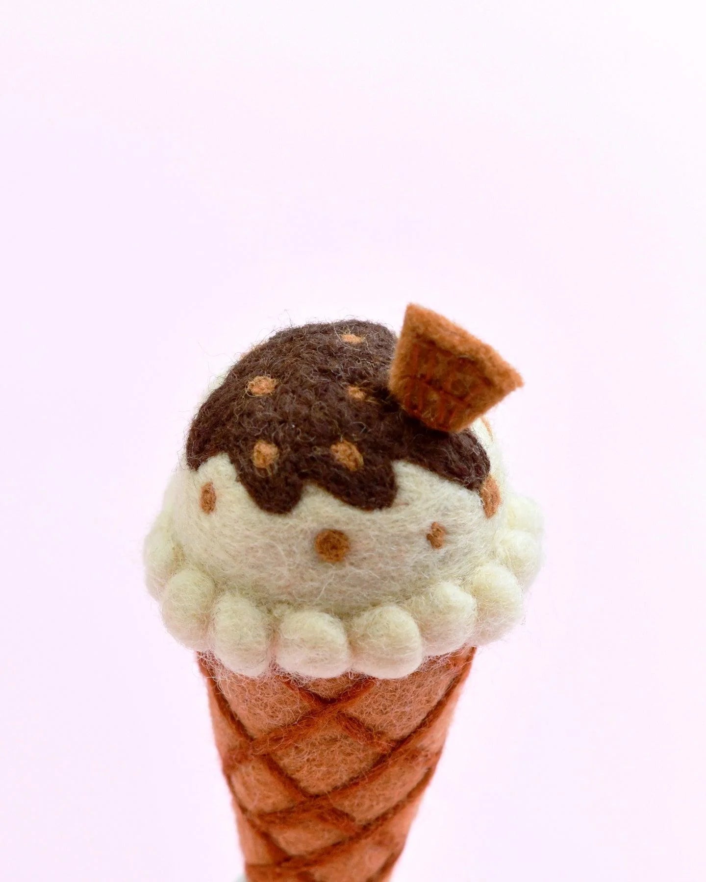 Felt Vanilla Choc Fudge Ice cream-Fun-Little Fish Co.