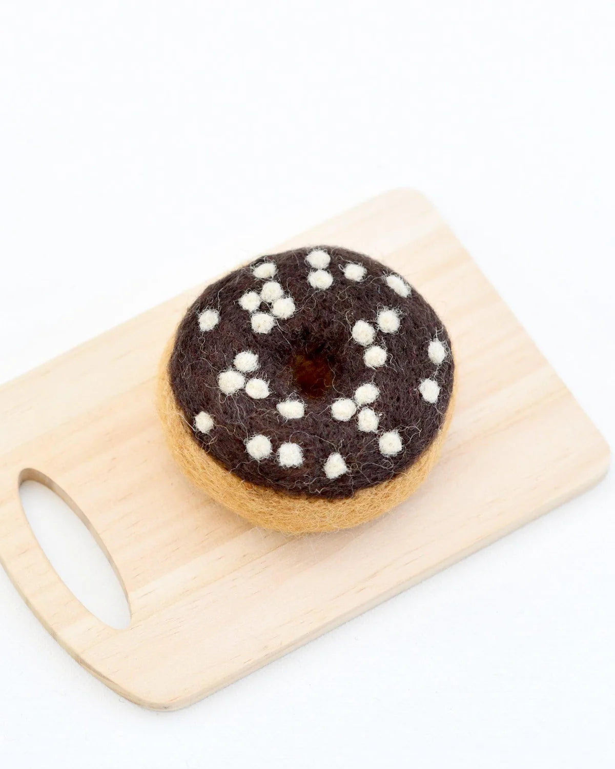 Felt Doughnut (Donut) with Chocolate Frosting and Nuts-Fun-Little Fish Co.