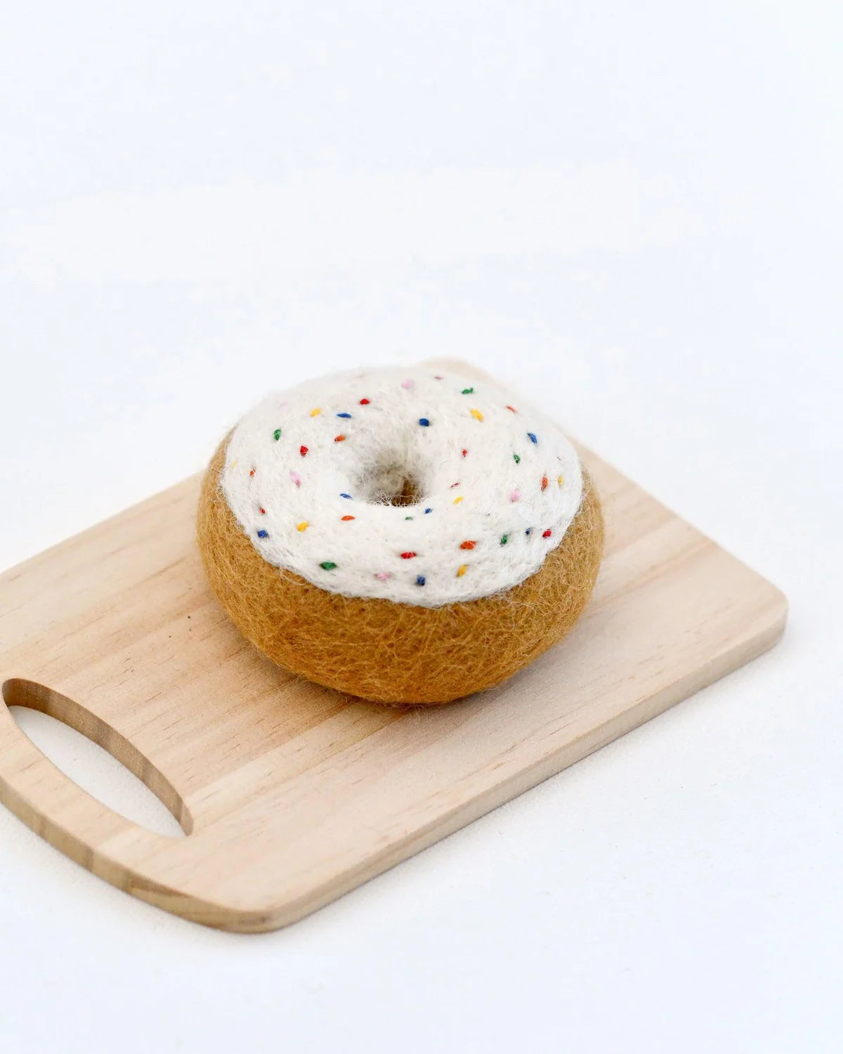 Felt Doughnut (Donut) with Classic Glaze and Rainbow Sprinkles-Fun-Little Fish Co.