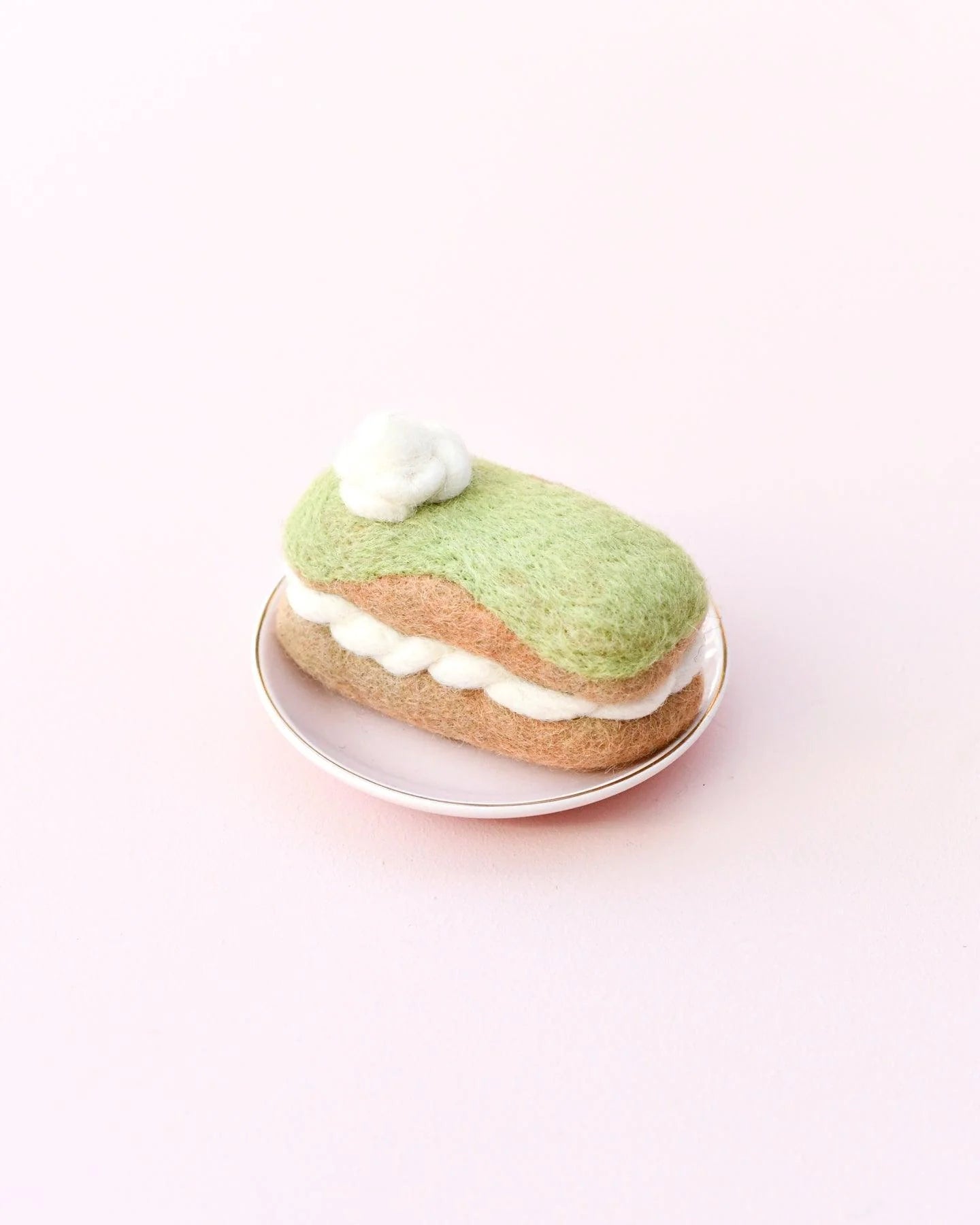 Felt Matcha Eclair-Fun-Little Fish Co.