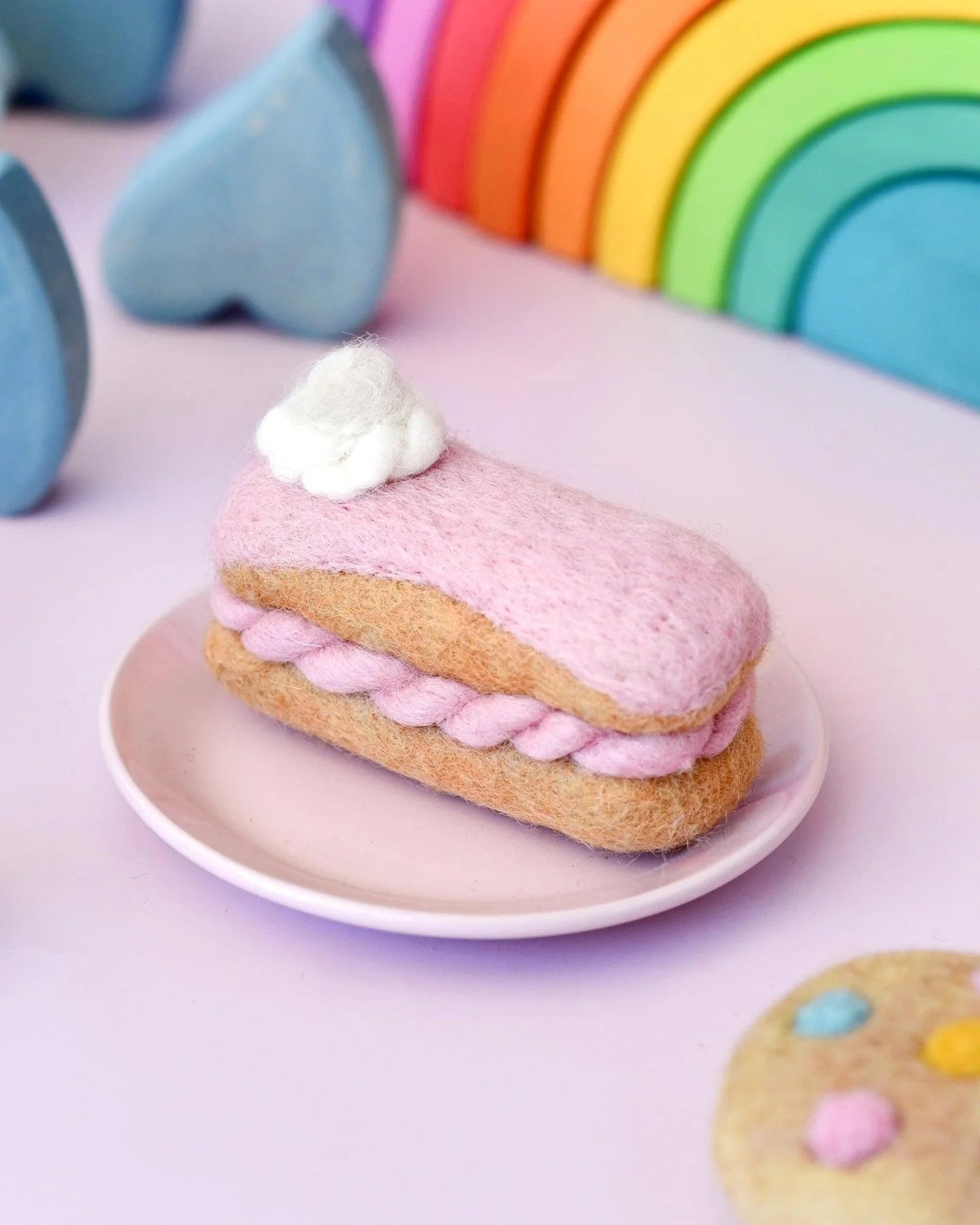 Felt Strawberry Eclair-Fun-Little Fish Co.