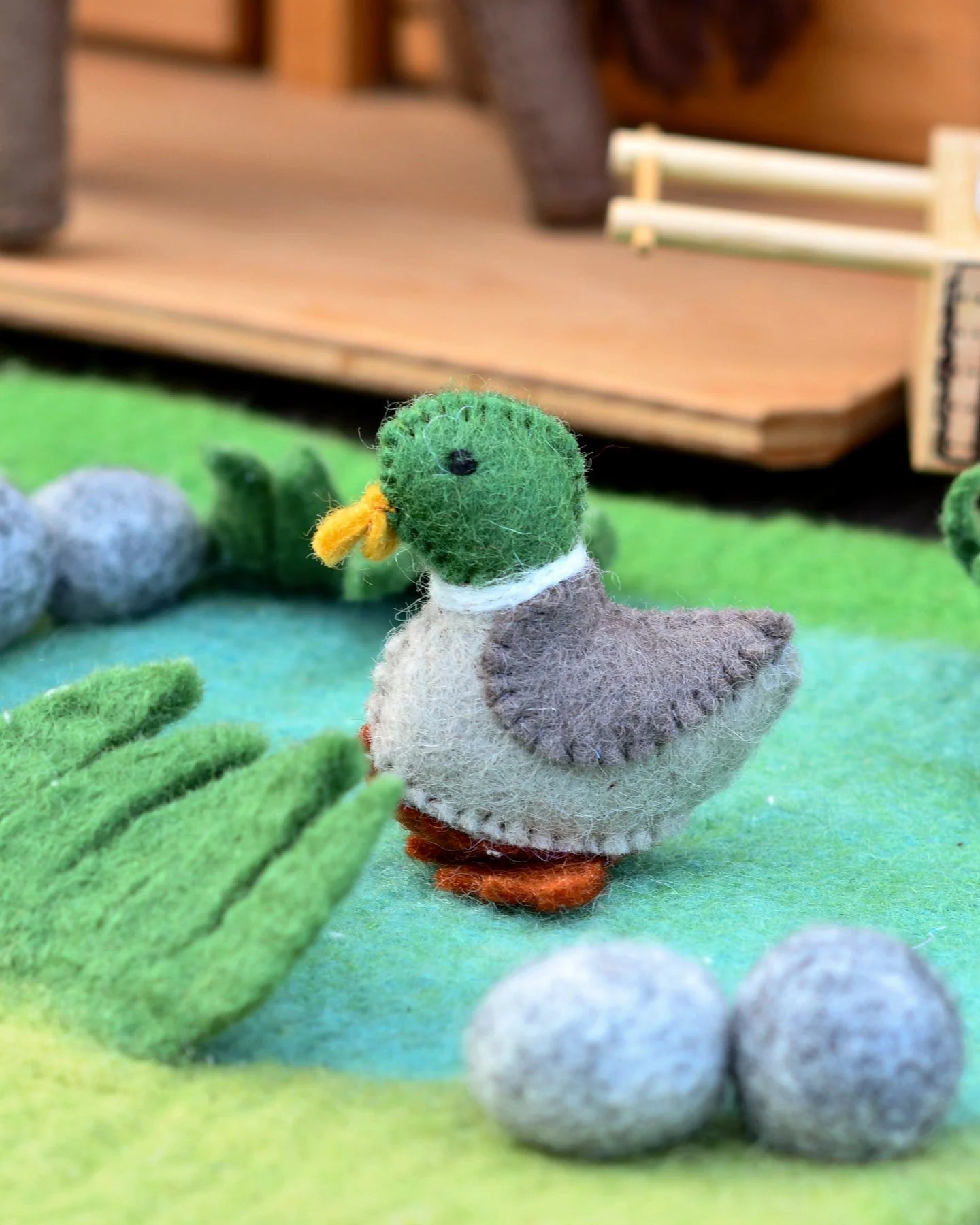 Felt duck Farm animal toy-New arrivals-Little Fish Co.