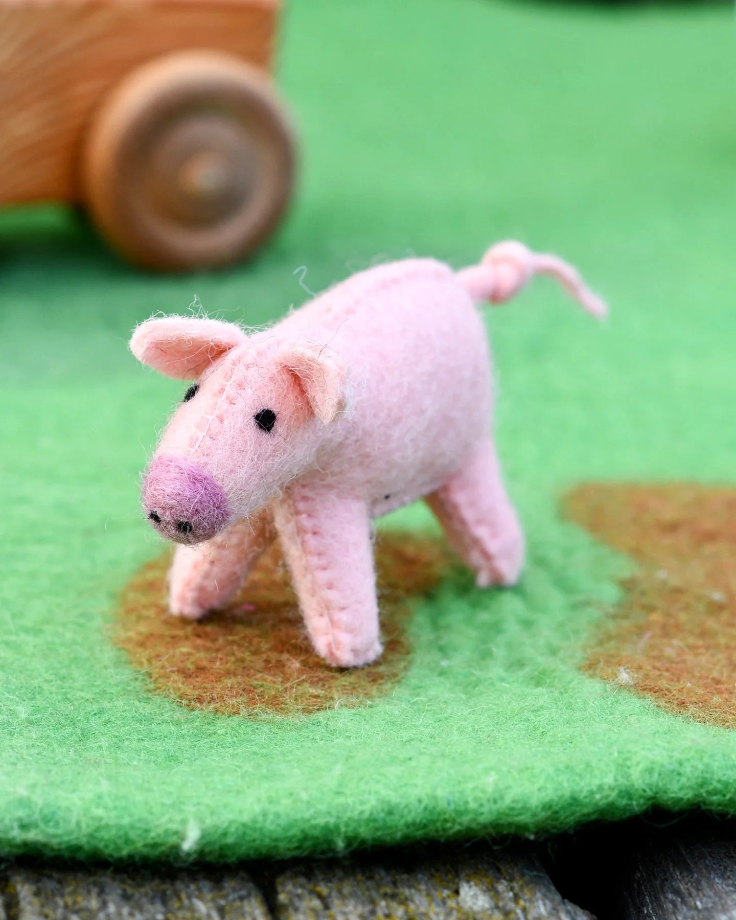 Felt Pig Farm animal toy-New arrivals-Little Fish Co.