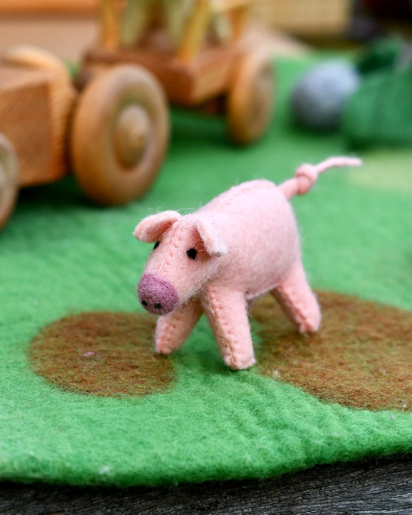 Felt Pig Farm animal toy-New arrivals-Little Fish Co.