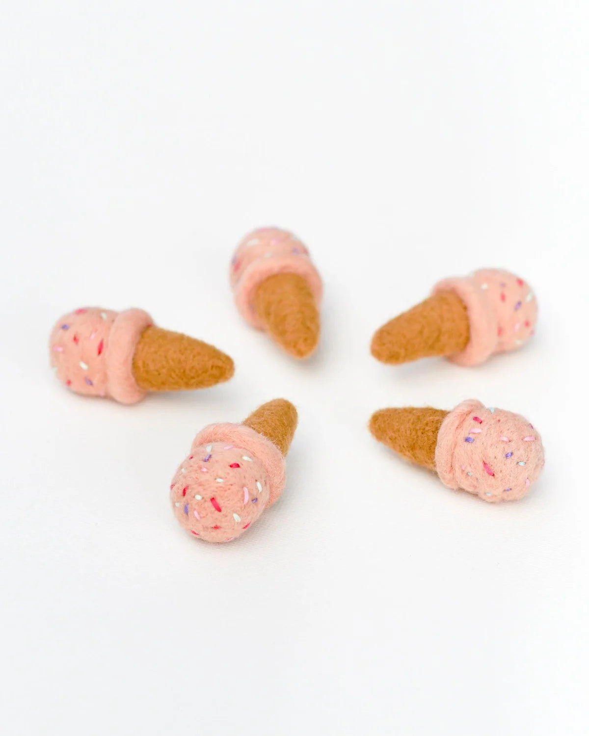 Mini Felt Ice Creams (set of 5) various colours-Fun-Little Fish Co.