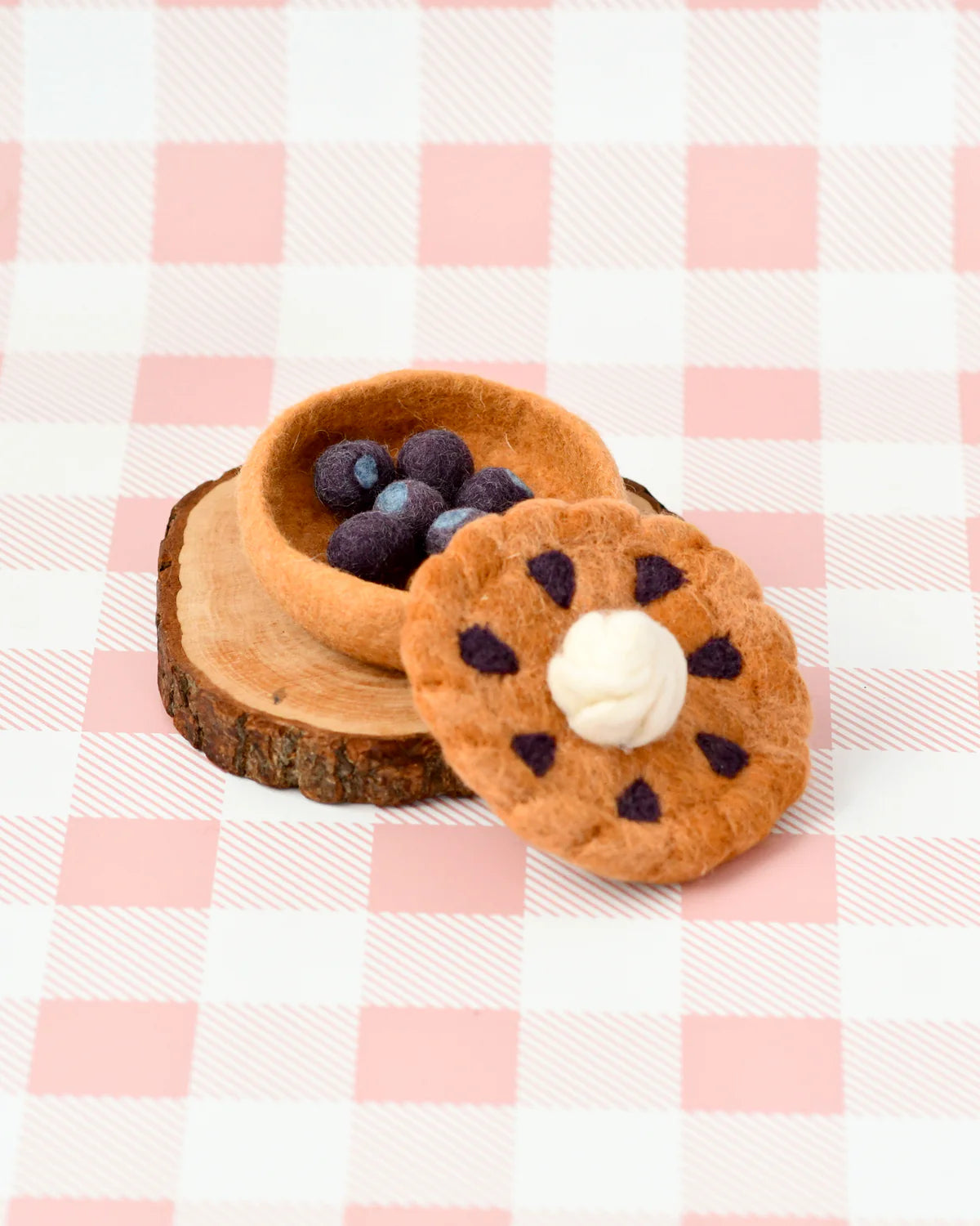 Felt Blueberry Pie Set-Fun-Little Fish Co.