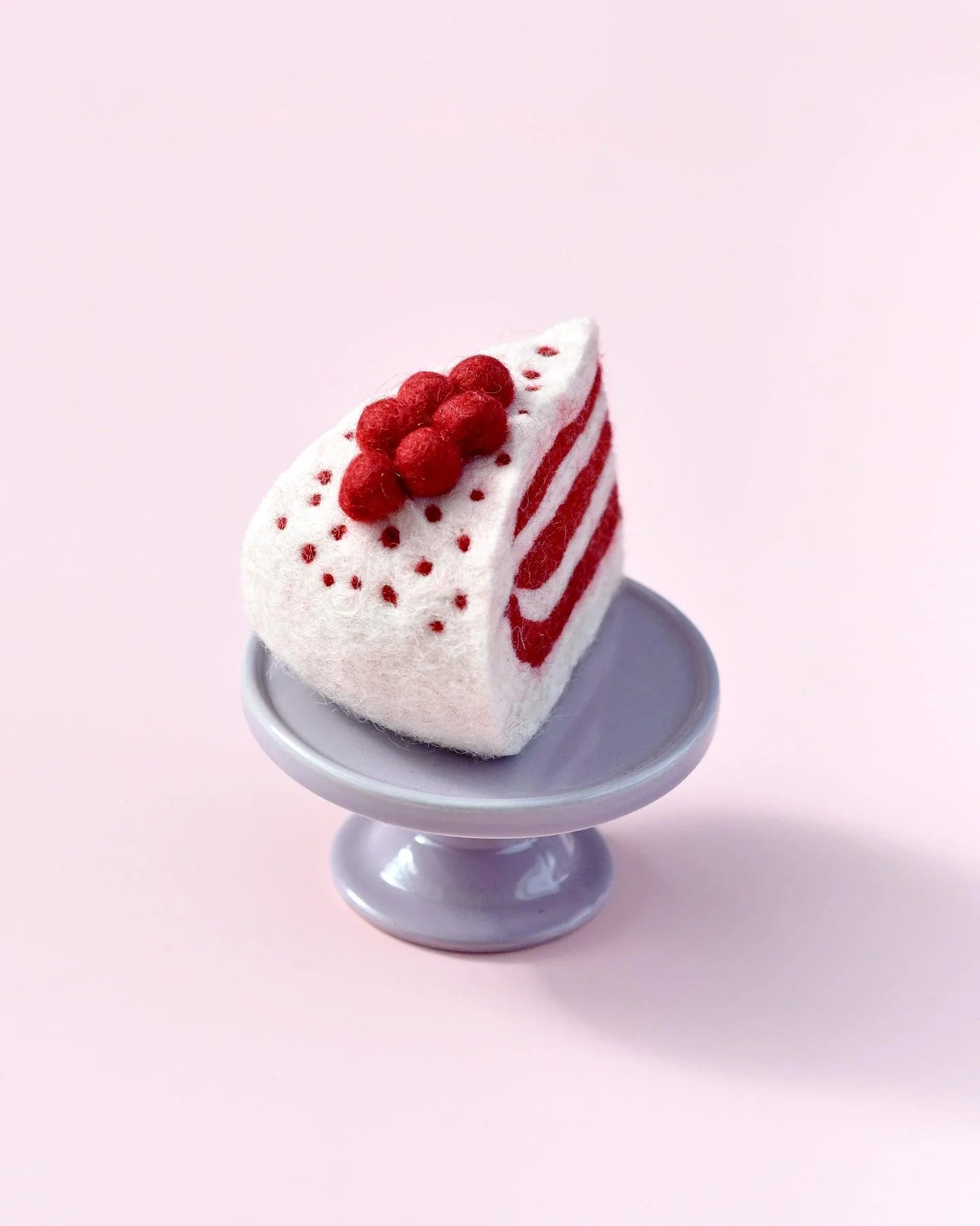 Felt Red velvet cake slice-Fun-Little Fish Co.