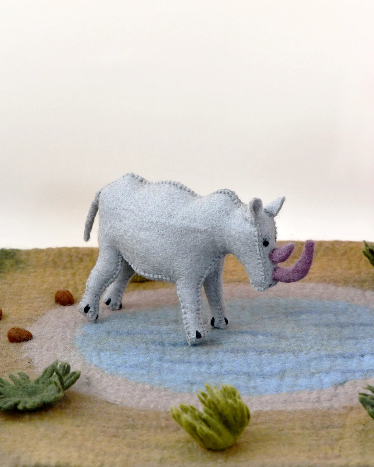 Felt Rhino-New arrivals-Little Fish Co.